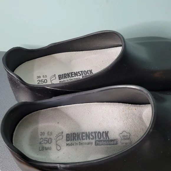 Birkenstock Professional Industrial Rubber Work Non Slip Clogs Black Size 39 - Picture 2 of 5